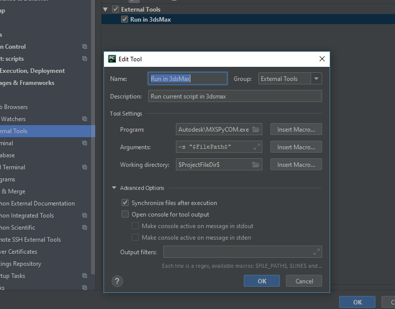 External tool